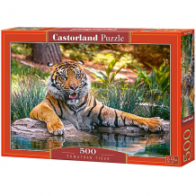 Купить пазл castorland "тигр" 500 деталей ( id 7487329 )