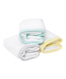 Купить полотенца mothercare махровое, 3 шт. в упаковке, цвет: белый mothercare 9536799
