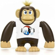 Купить интерактивная игрушка silverlit ycoo n'friends обезьяна чимпи, цвет: белый 15 см ( id 10272539 )