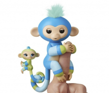 Купить интерактивная игрушка fingerlings обезьянка с малышом 12 см 