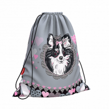 Купить мешок для обуви erich krause mimi dog, серый ( id 12453010 )