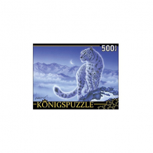Купить пазл konigspuzzle "снежные барсы" 500 элементов ( id 7910359 )