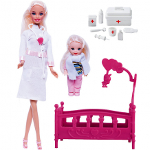 Купить набор кукол toys lab "детский доктор" ася с малышкой, 28 см ( id 15654412 )