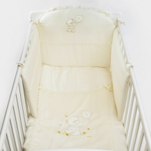 Купить комплект в кроватку italbaby happy bear (5 предметов) 100.9050-hb