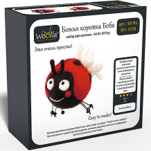 Набор для валяния Woolla "Игрушки" Божья коровка Боба ( ID 10022734 )