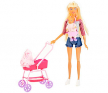 Купить defa набор кукол 2 шт. с коляской и аксессуарами 33 см 8380-defa
