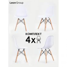 Купить leon group стул для кухни со спинкой eames dsw 4 шт. 
