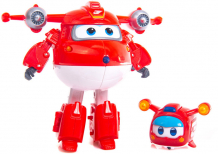 Купить super wings трансформер заряженный джетт + супер питомец джетт eu750421