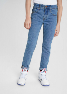 Купить джинсы для мальчиков в
светло-синей стирке 