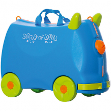 Купить чемодан ride n'roll голубой, высота 33 см ( id 8799103 )