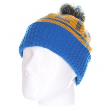 Купить шапка детская etnies steppen beanie blue/yellow желтый,голубой ( id 1135829 )