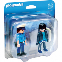 Купить конструктор playmobil полицейский и грабитель, 4 детали ( id 5086087 )