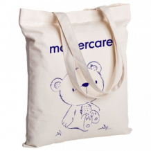 Купить сумка из натуральной ткани "мишка" mothercare, бежевый mothercare 996798442