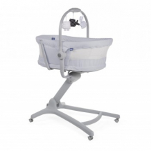 Кроватка-стульчик Chicco Baby Hug 4 в 1 Air Stone, серый Chicco 997154605