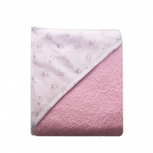 Купить babybunny детское махровое полотенце с уголком 100х100 см 7c302