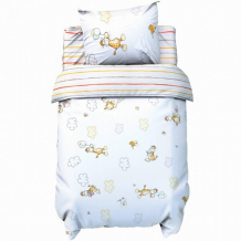 Купить постельное белье крошка я бейби веселые жирафы (3 предмета) 5243543