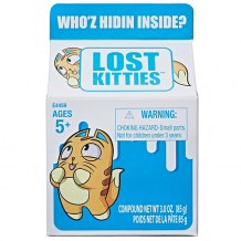 Купить hasbro lost kitties e4459 игровой набор &quot;котенок в молоке&quot;