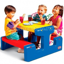 Купить little tikes стол с двумя скамейками 4795 4795