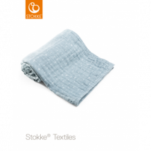 Купить муслиновое одеяло stokke 100x100 см blue slate sea ocs stokke 996982360