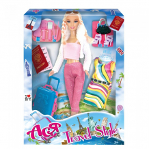 Купить toys lab кукла ася блондинка с косичками путешественница 35076