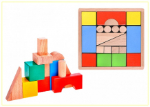 Купить деревянная игрушка престиж-игрушка набор конструктор 30 деталей сц 2152