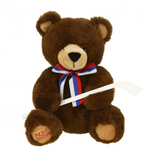 Купить softoy t1914726b игрушка мягкая медведь с клюшкой 26 см.