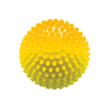 Купить мяч ёжик желтый, 8,5 см, малышок ( id 6894015 )