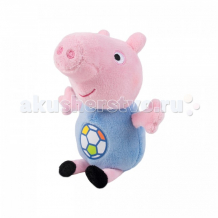 Купить мягкая игрушка свинка пеппа (peppa pig) джордж с мячом 20 см 34795