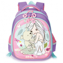 Купить рюкзак школьный grizzly, лаванда - розовый ( id 11046782 )
