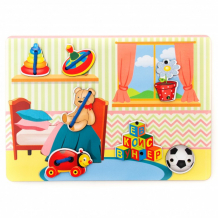 Купить деревянная игрушка сибирские игрушки шнуровка детская комната 110104