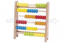 Купить развивающая игрушка goki счёты деревянные (60) 18 см 58518