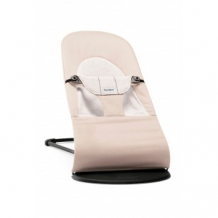 Купить кресло-шезлонг babybjorn balance soft cotton jersey, бежевый, серый babybjorn 997284586
