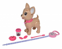 Купить интерактивная игрушка chi-chi love собачка с поводком для прогулки 29 см 5893264