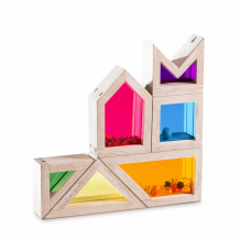 Купить деревянная игрушка wonderworld радужные блоки со звуком цвет и звук ww-2524