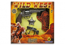 Купить gonher игрушечное оружие ковбойский набор с револьвером на 8 пистонов 157/0