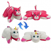 Купить мягкая игрушка 1 toy вывернушка белый единорог-розовая кошечка 2 в 1 т12040