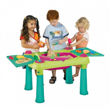 Купить keter стол creative для детского творчества и игры с водой и песком 17184058