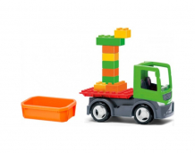 Купить multigo грузовик со строительной платформой и кубиками 27054