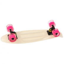Купить скейт мини круизер меняющий цвет на солнце sulov sunshine розовый 6 x 22.5 (57.2 см) белый,розовый ( id 1182128 )