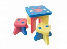 Купить tweetsweet комплект игровой мебели litle rabbit table and stools lh-034