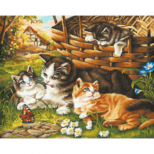 Купить картина по номерам schipper семейство кошачьих, 40х50 см ( id 10955931 )