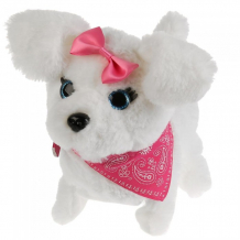 Купить интерактивная игрушка мой питомец щенок кенди с косточкой 16 см jx-2460
