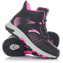 Купить ботинки зимние детские anta w32746911-1 black черный,серый,розовый ( id 1194031 )