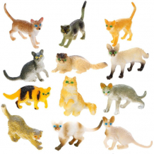 Купить наша игрушка набор фигурок кошки 12 шт. nc01-2 nc01-2