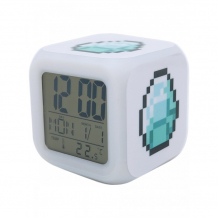 Купить часы pixel crew будильник алмазная руда серия 2 пиксельные с подсветкой pc07868