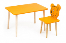 Купить polli tolli комплект детской мебели джери с оранжевым столиком 