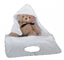 Купить babybunny детское махровое полотенце фартук с уголком 140х70 см 7f401