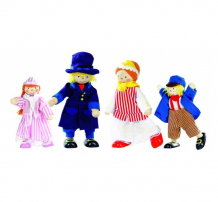 Купить goki набор кукол английская семья 51788