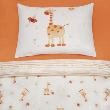 Купить постельное белье perina жирафик из сатина 160х80 (3 предмета) пк3-01