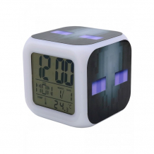Купить часы pixel crew будильник эндерман пиксельные с подсветкой pc07869